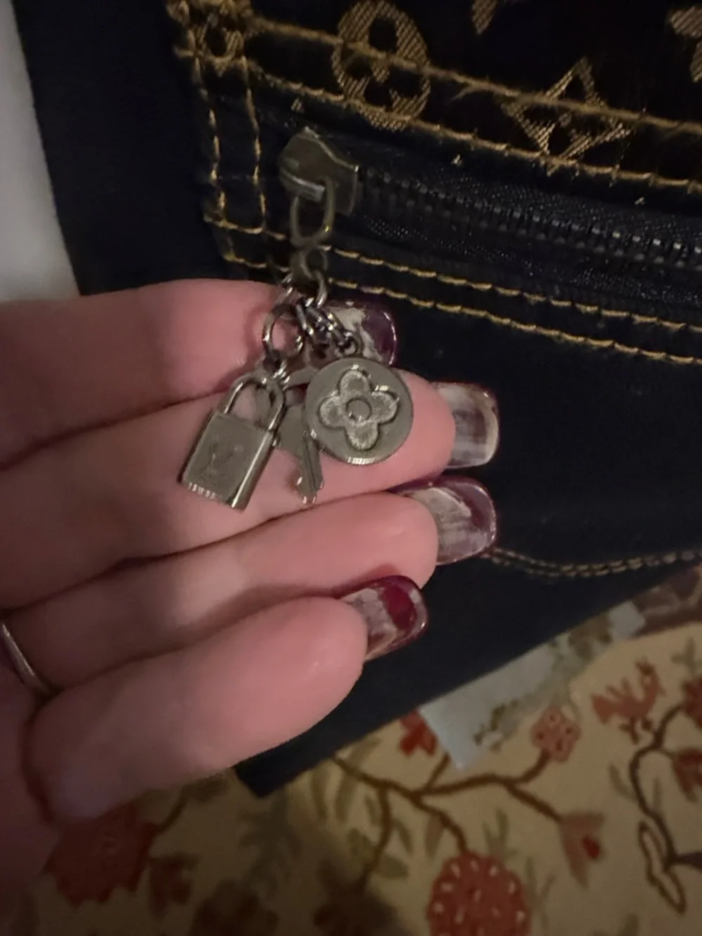 Louis Vuitton Black Denim Jeans with Monogram Pocket Trim - Picture 3 of 14